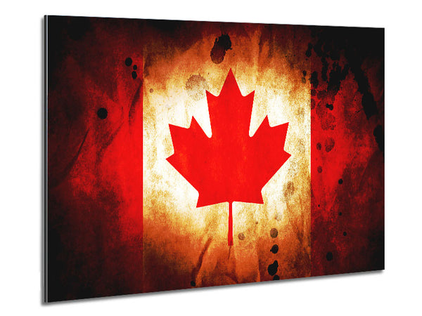 Canadian Flag Grunge