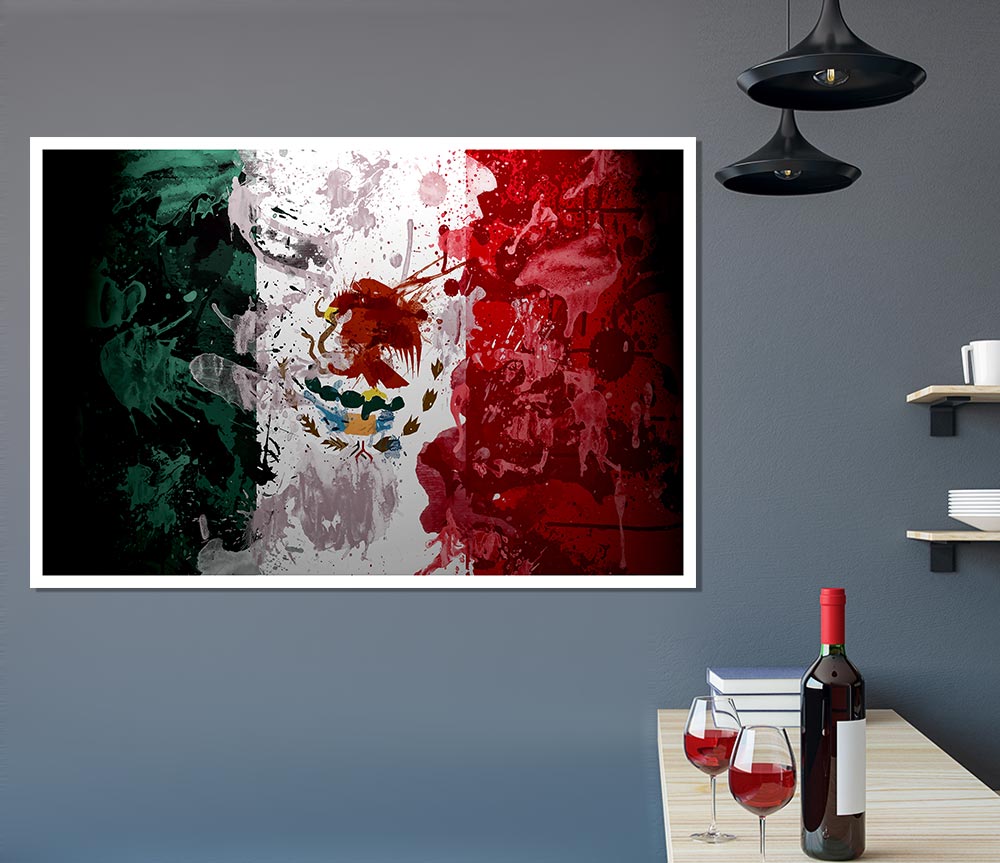 Italian Colours Print Poster Wall Art