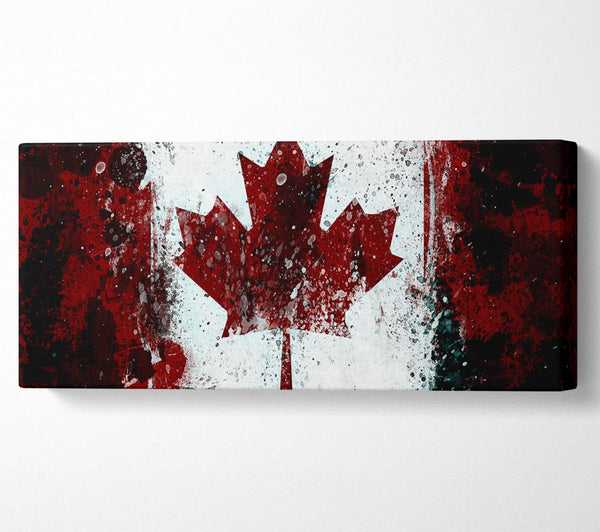 Canadian Grunge Flag