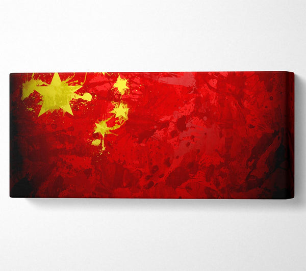 China Flag Grunge