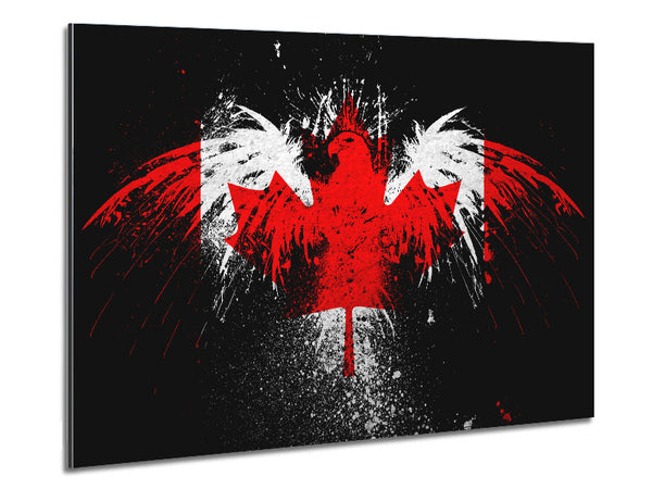 Canadian Eagle Flag