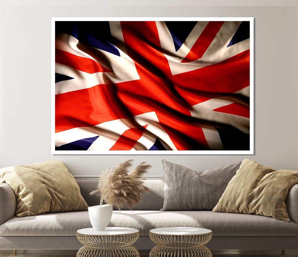 British Flag Print Poster Wall Art