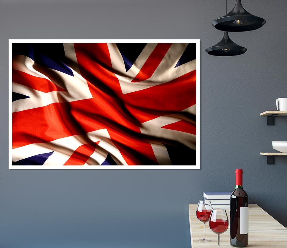 British Flag Print Poster Wall Art