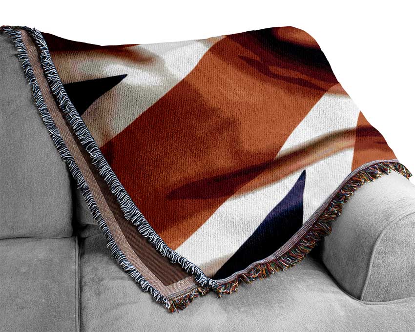 British Flag Woven Blanket