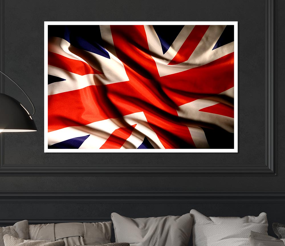 British Flag Print Poster Wall Art