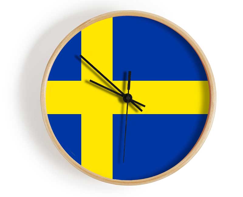 Sweden 1 Clock - Wallart-Direct UK