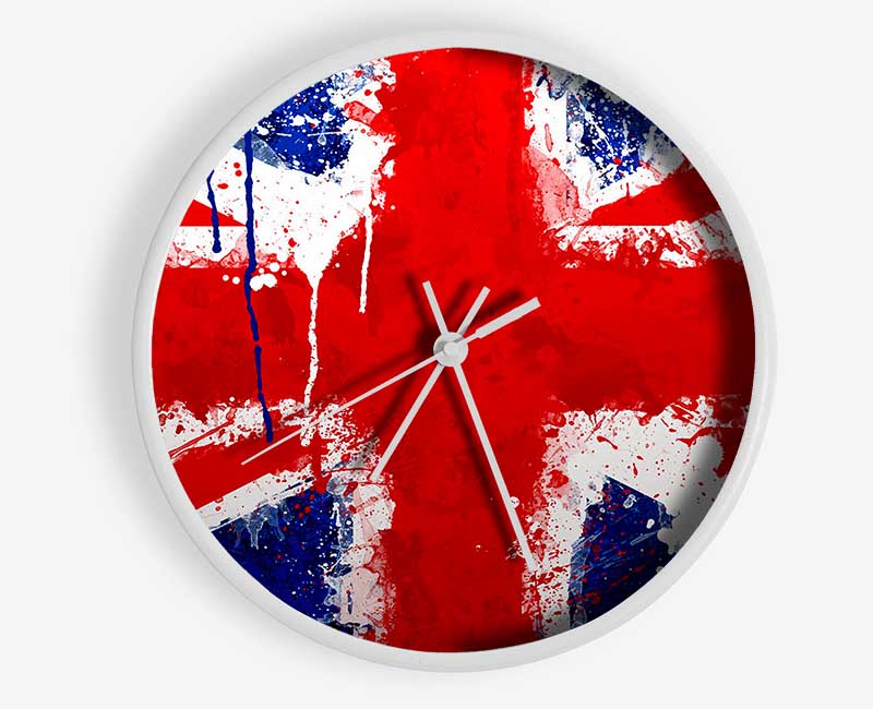 Uk Flag Clock - Wallart-Direct UK