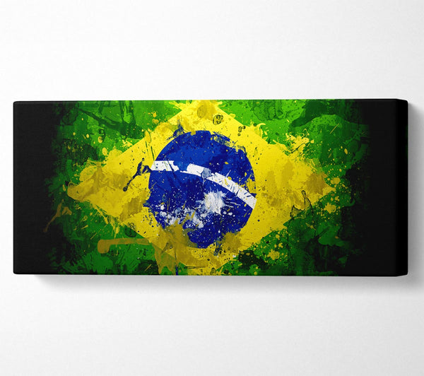 Brazilian Flag Grunge