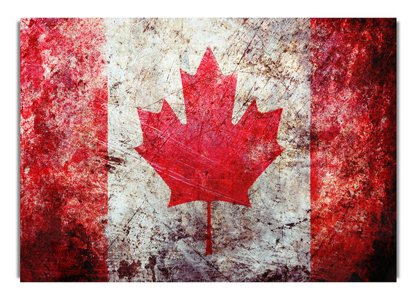 Canada Flag Grunge