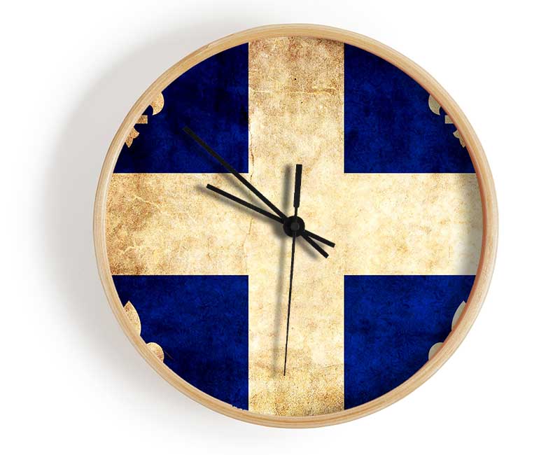 Canada Quebec Flag Clock - Wallart-Direct UK