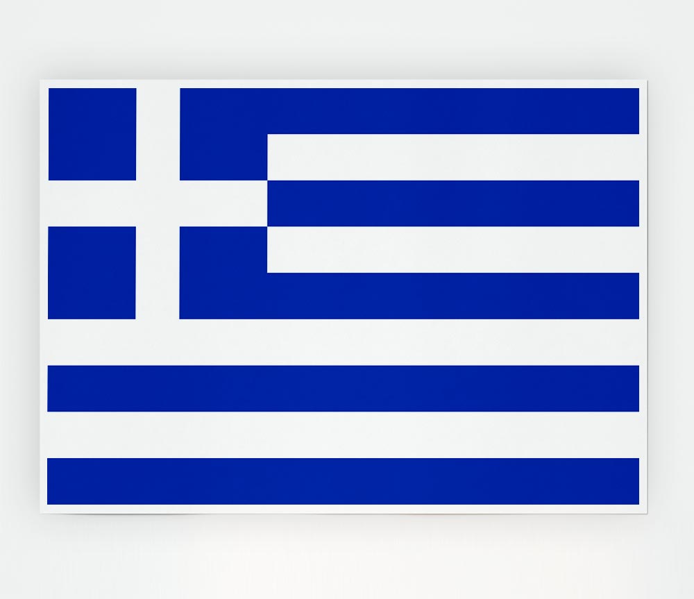 Greece Print Poster Wall Art