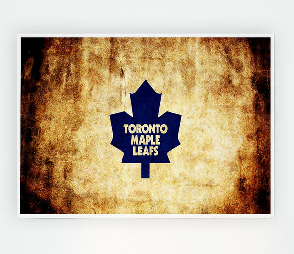 Canada Toronto Maple Leaf Print Poster Wall Art