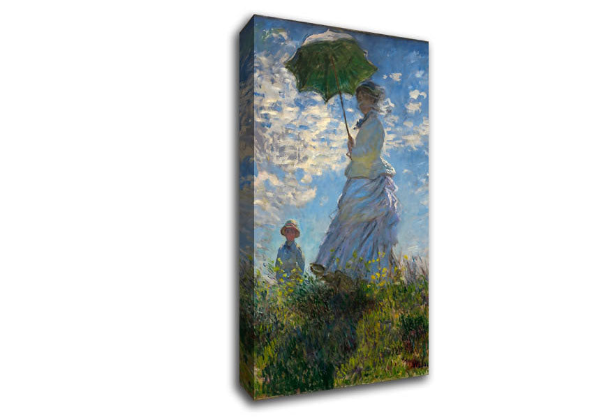 Picture of Monet Madame Monet And Her Son Wide Canvas Wall Art