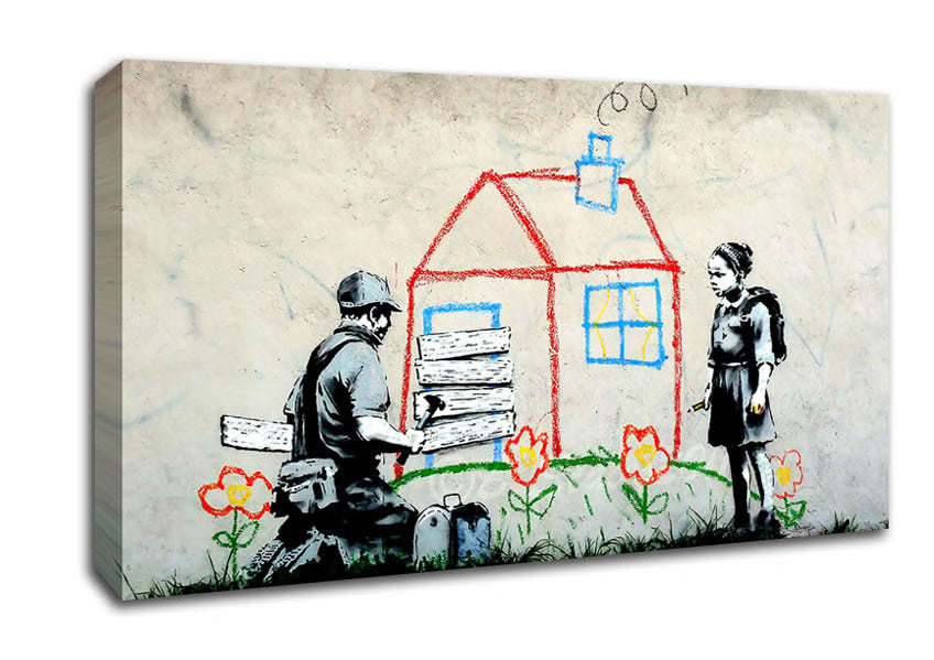 Picture of Volunteers Wide Canvas Wall Art