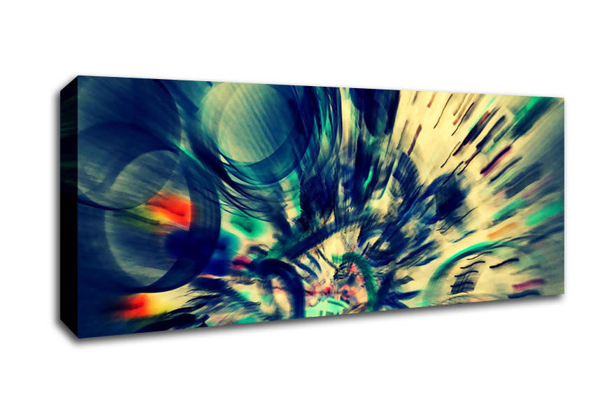 Picture of Abstraction Panoramic Canvas Wall Art