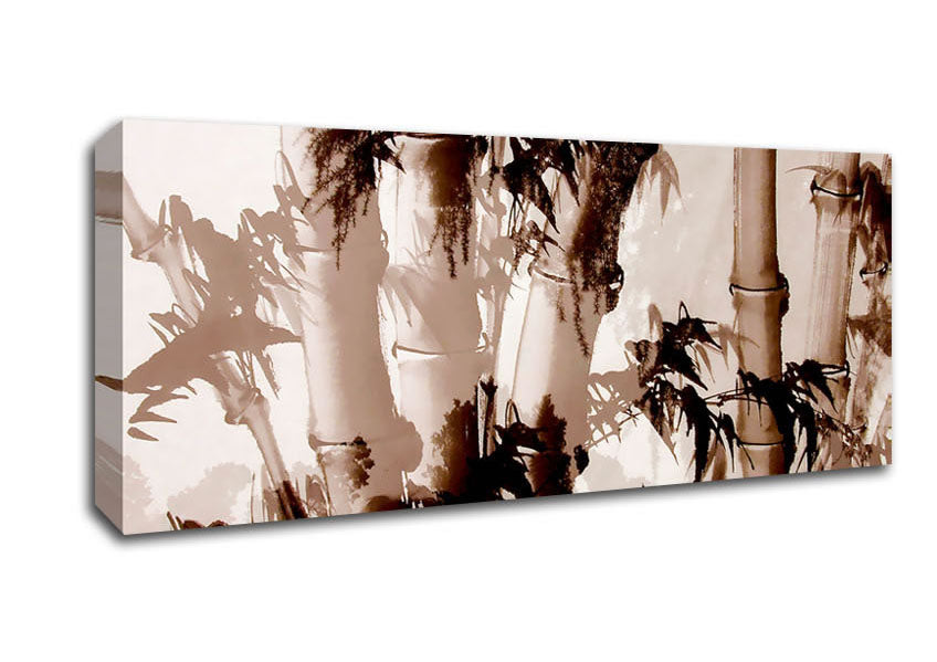 Picture of Bamboo Caines Panoramic Canvas Wall Art