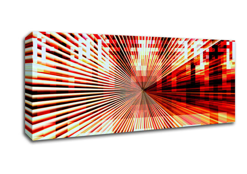 Picture of Blaze Of Light Panoramic Canvas Wall Art