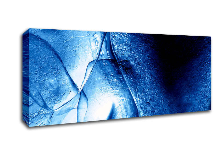 Picture of Blue Ice Panoramic Canvas Wall Art