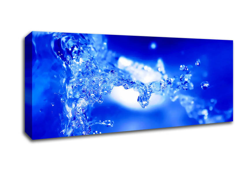 Picture of Blue Parting Panoramic Canvas Wall Art