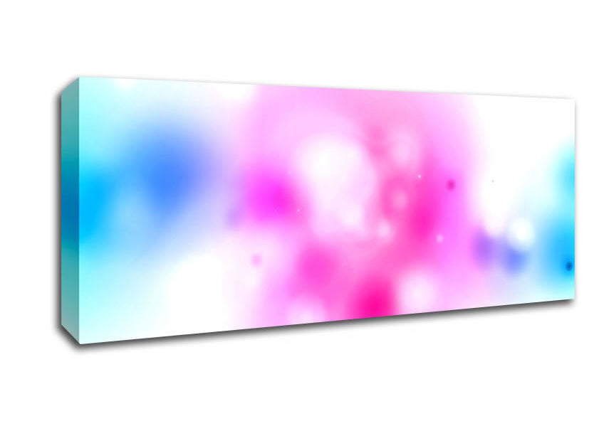 Picture of Blurred Colours Panoramic Canvas Wall Art