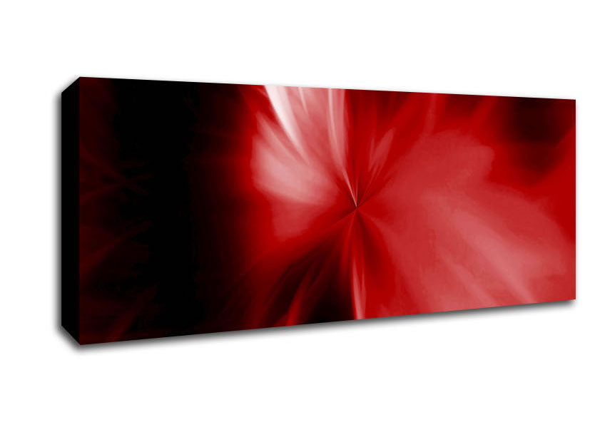 Picture of Celestial Core Red Panoramic Canvas Wall Art