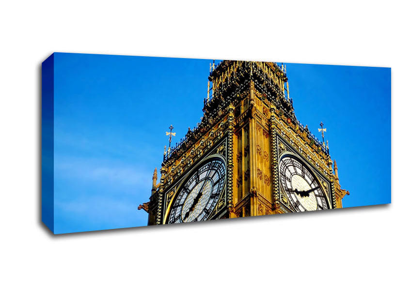 Picture of Big Ben Close-Up Panoramic Canvas Wall Art