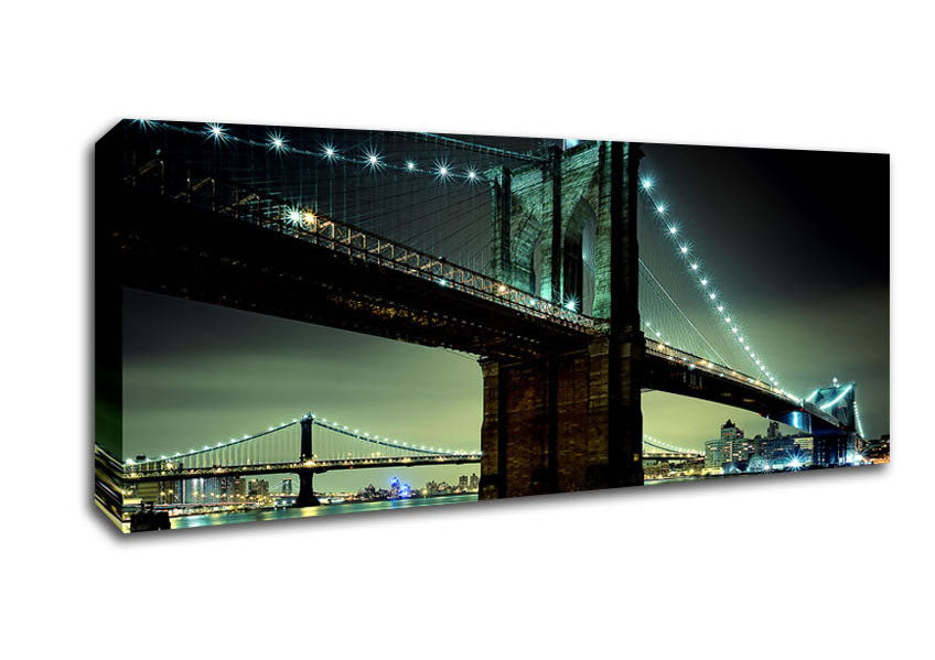 Picture of Brooklyn Bridge Nyc Panoramic Canvas Wall Art