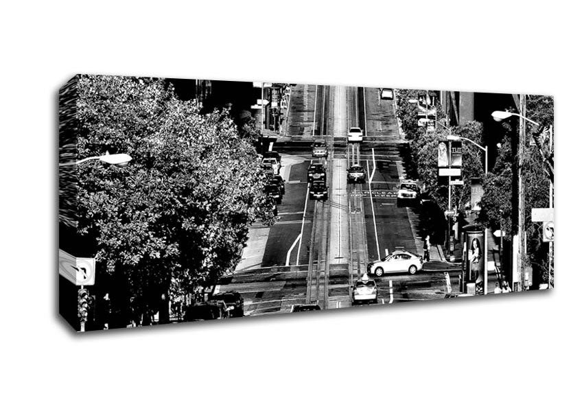 Picture of California Streets Panoramic Canvas Wall Art