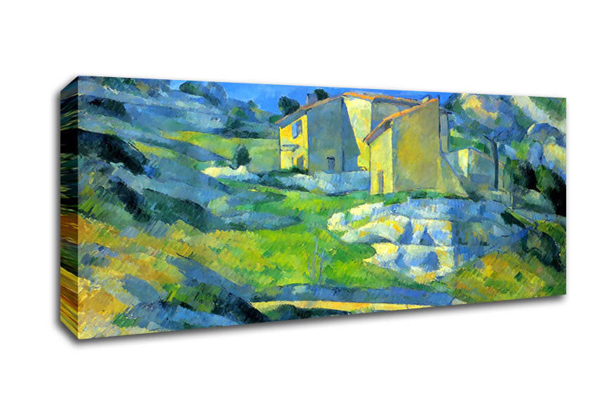 Picture of Cezanne House In The Provence Panoramic Canvas Wall Art