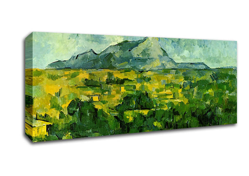 Picture of Cezanne Mount St Victiore Panoramic Canvas Wall Art