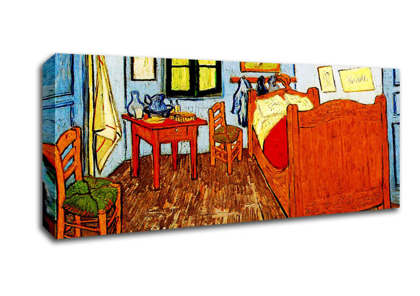 Picture of Vincent Van Gogh His Bedroom 4 Panoramic Canvas Wall Art