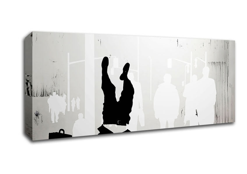 Picture of Bankers Head In The Sand Panoramic Canvas Wall Art