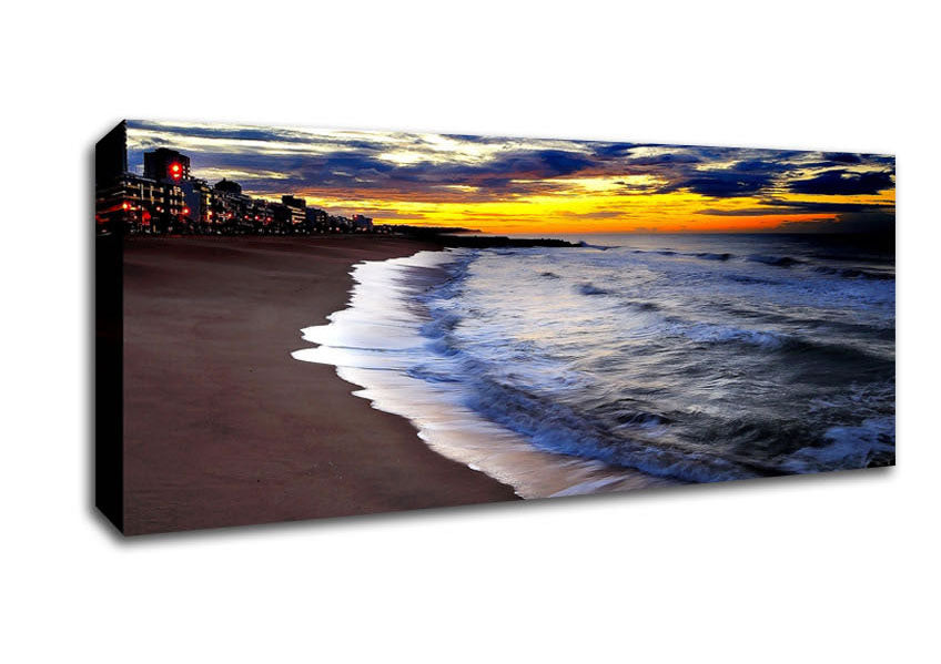 Picture of Beach Resort Panoramic Canvas Wall Art