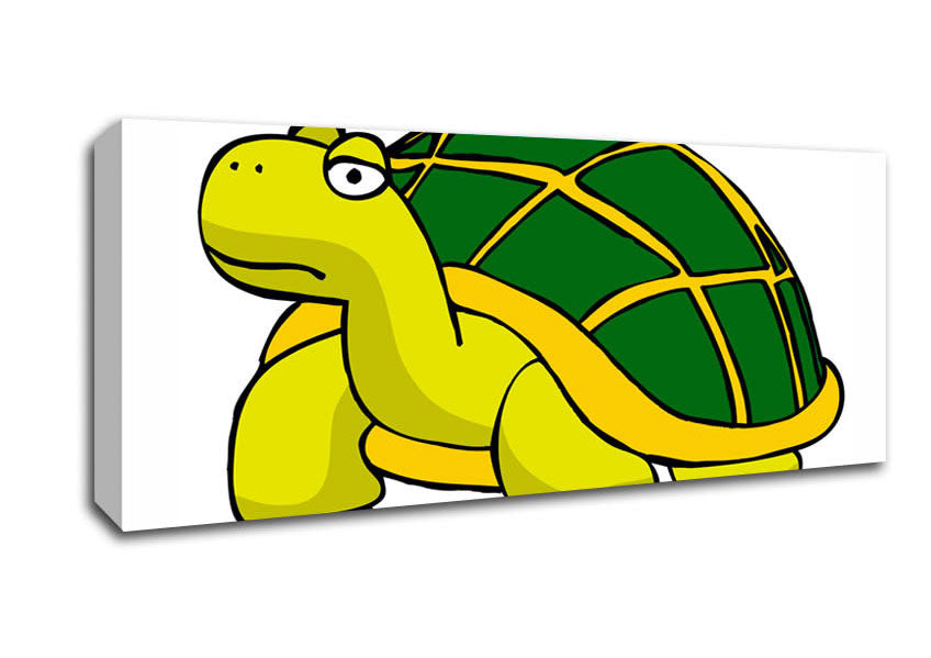 Picture of Big Turtle White Panoramic Canvas Wall Art