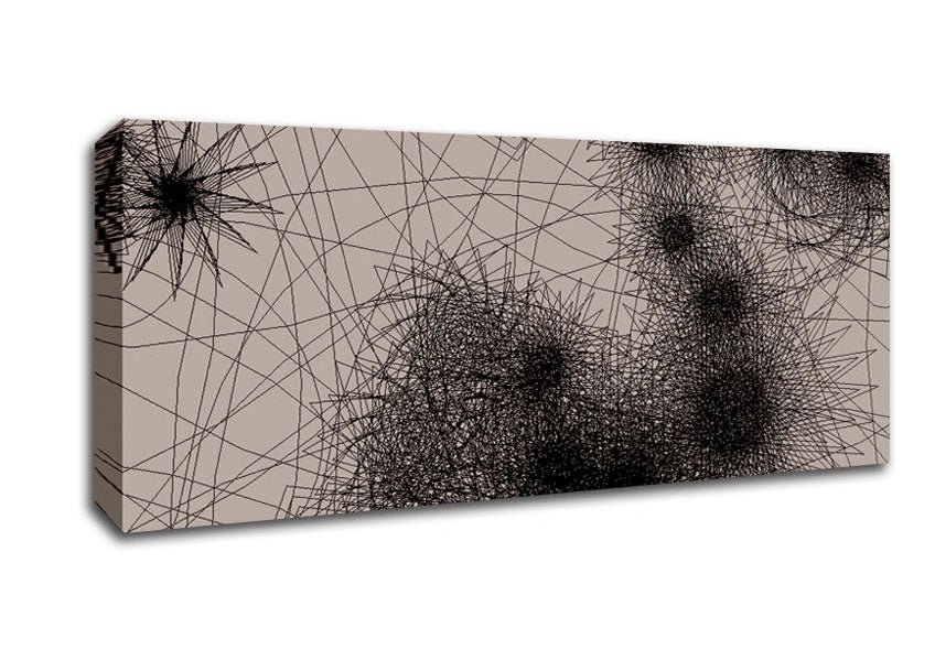 Picture of Web Of Time Panoramic Canvas Wall Art