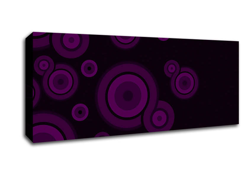 Picture of Purple Fizz Panoramic Canvas Wall Art