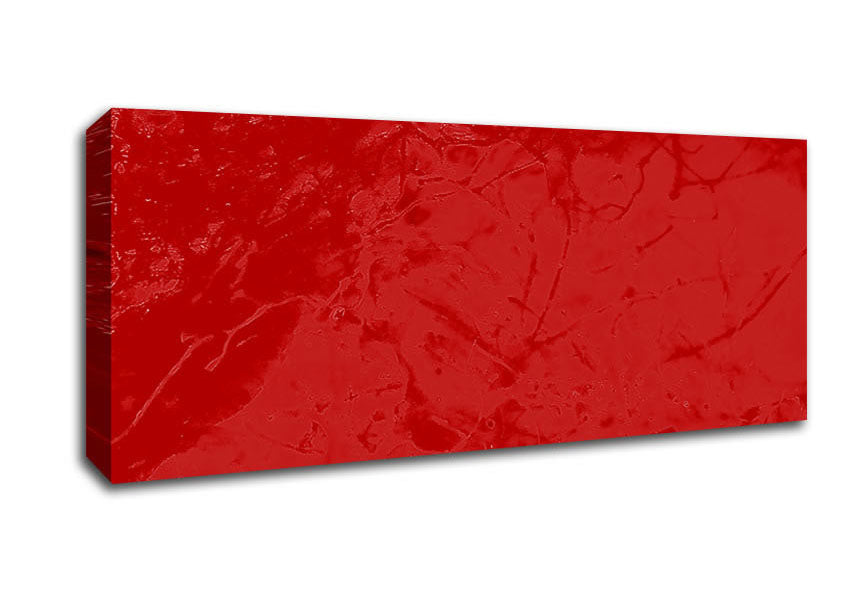 Picture of Just Red Panoramic Canvas Wall Art