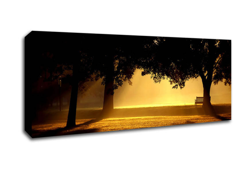 Picture of Beautiful Sunset Light Panoramic Canvas Wall Art