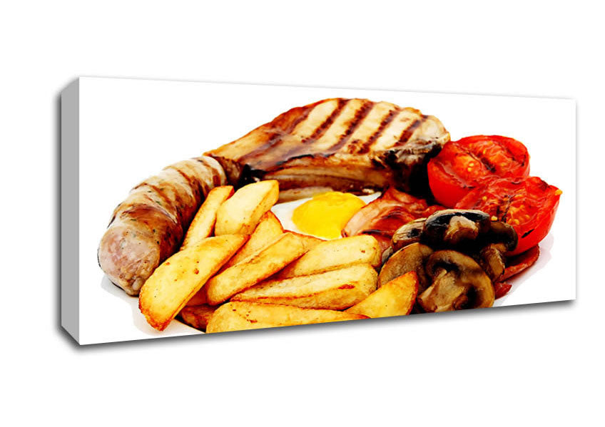 Picture of Breakfast Panoramic Canvas Wall Art