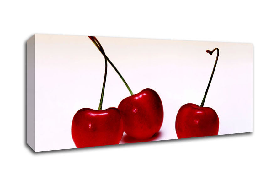 Picture of Cherry Trio Panoramic Canvas Wall Art