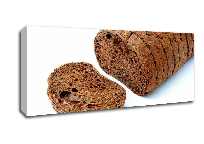 Picture of Brown Bread Panoramic Canvas Wall Art