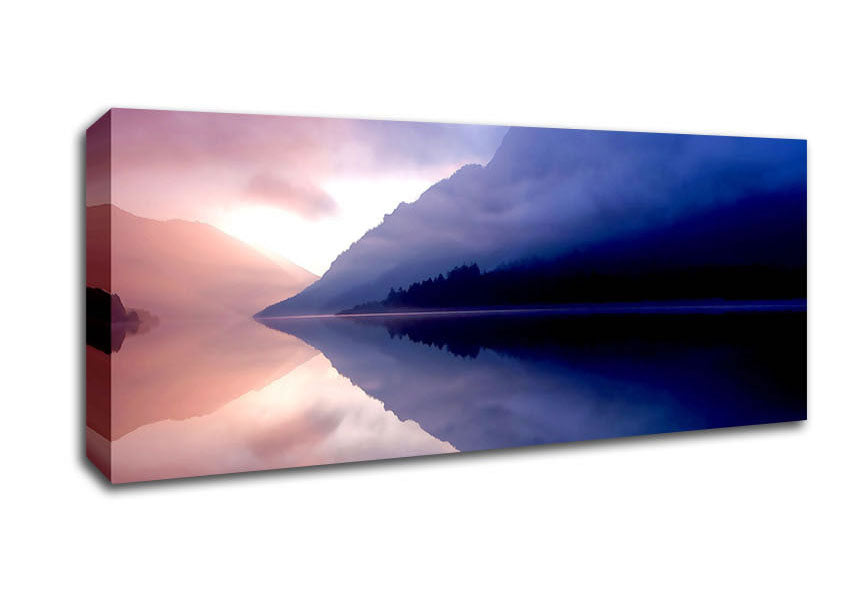 Picture of Reflection In Water Panoramic Canvas Wall Art