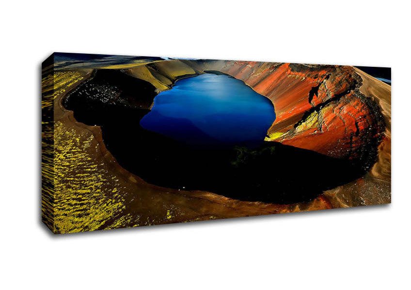 Picture of Arctic Volcanic Panoramic Canvas Wall Art