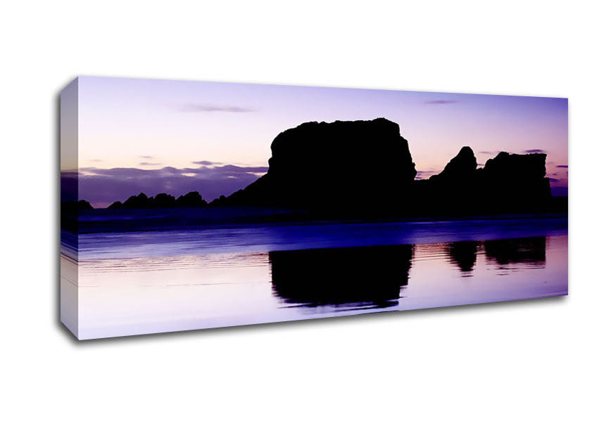 Picture of Still Water Reflection Panoramic Canvas Wall Art