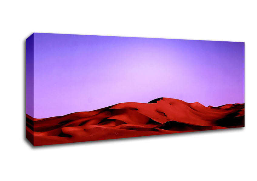 Picture of Desert Night Panoramic Canvas Wall Art