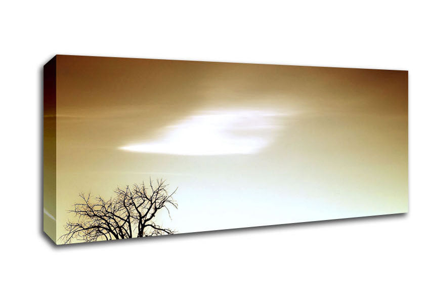 Picture of Lone Tree Panoramic Canvas Wall Art