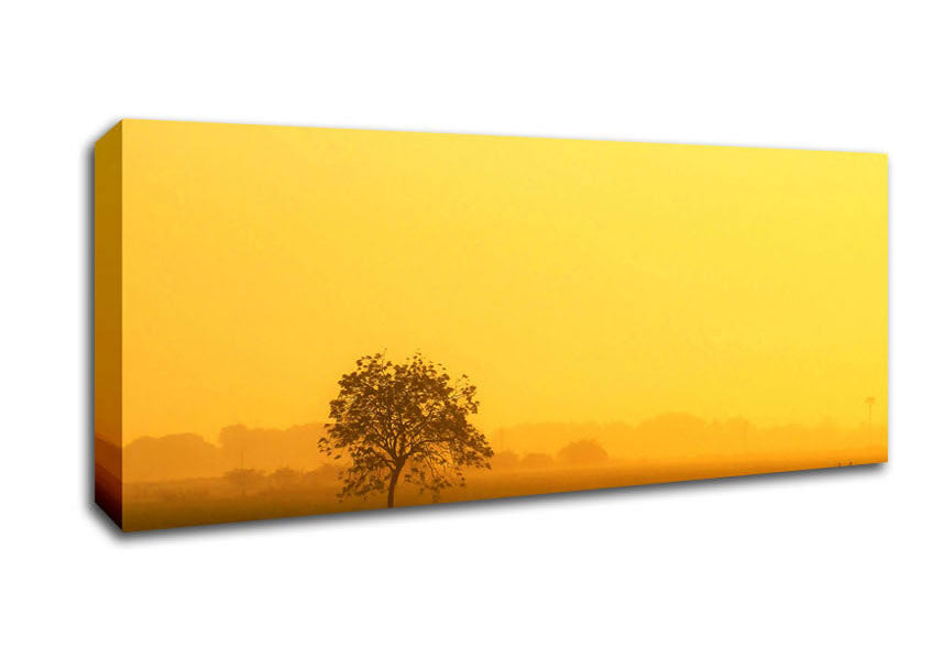 Picture of Misty Morning Panoramic Canvas Wall Art