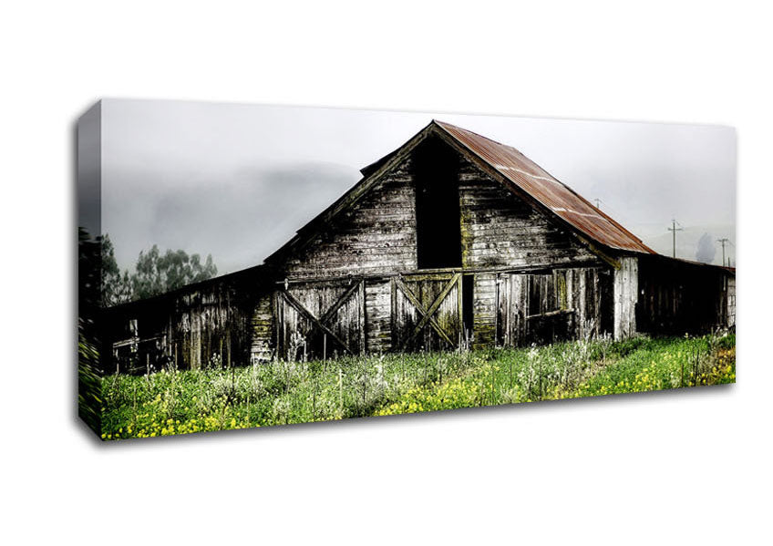 Picture of Old Barn Panoramic Canvas Wall Art