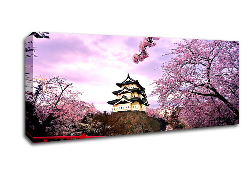 Picture of Hirosaki Castle Japan Panoramic Canvas Wall Art