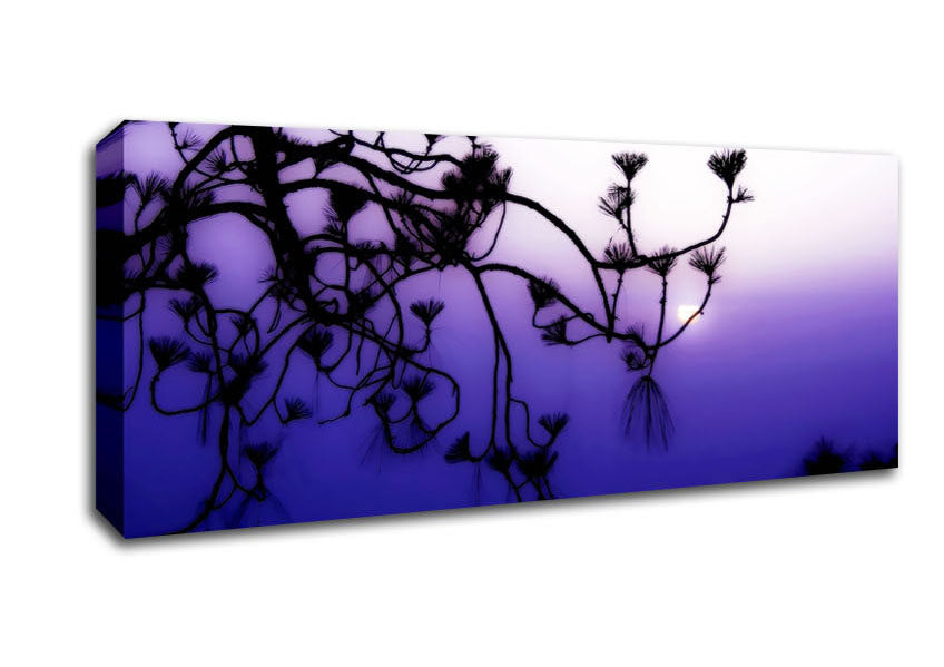 Picture of Purple Haze Panoramic Canvas Wall Art